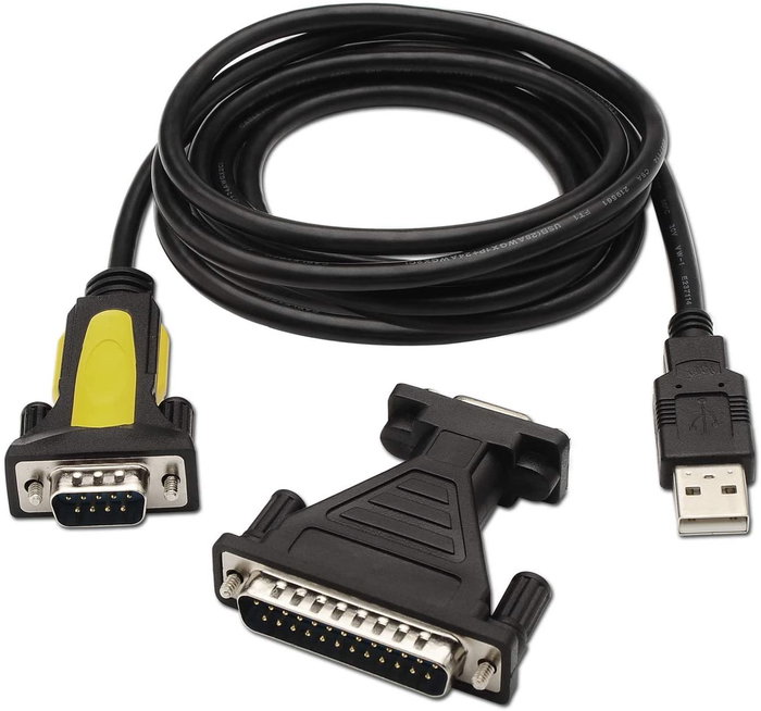 Aisens Conversor USB a Serie A104-0039 Negro 1,8m